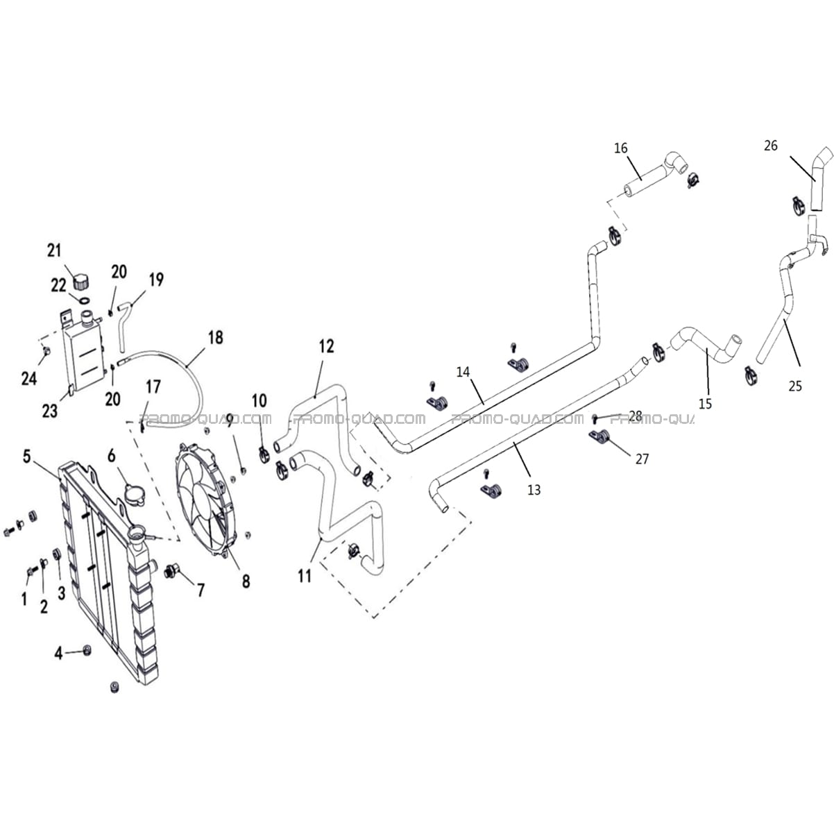 CIRCUIT DE REFROIDISSEMENT  Hytrack  All Years All cylindrical  Original parts OEMCIRCUIT DE REFROIDISSEMENT  Hytrack  All Years All cylindrical  Original parts OEM
