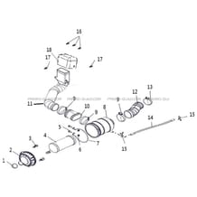 FILTRE A AIR pour Hytrack Toutes les cylindrées Toutes les années JOBBER T-BOSS 570