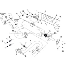 ECHAPPEMENT pour Hytrack Toutes les cylindrées Toutes les années JOBBER T-BOSS 570