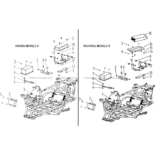 CHASSIS 1 pour Hytrack Toutes les cylindrées Toutes les années MP4