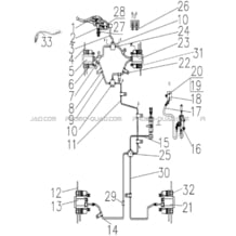 SYSTEME DE FREINAGE pour Hytrack All cylindrical All Years MP4