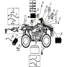 SYSTEME ELECTRIQUE pour Hytrack Toutes les cylindrées Toutes les années MP4