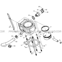 ENSEMBLE CYLINDRE pour Masai Toutes les cylindrées Toutes les années A300