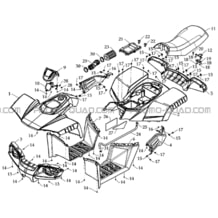 CARROSSERIE   SELLE pour Toutes les cylindrées Toutes les années A300