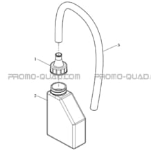 BIDON DE LIQUIDE DE REFROIDISSEMENT pour Masai Toutes les cylindrées Toutes les années A300