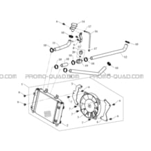 ENSEMBLE RADIATEUR pour Masai Toutes les cylindrées Toutes les années A330 - A330 Ultimate