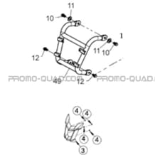 BUMPER pour Masai Toutes les cylindrées Toutes les années A333