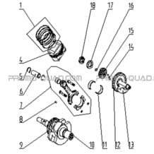 EMBIELLAGE   PISTON pour Masai Toutes les cylindrées Toutes les années A433 4x4