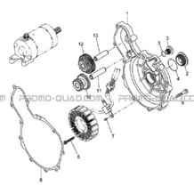 CACHE ALTERNATEUR pour Masai Toutes les cylindrées Toutes les années A450 - A450 Ultimate