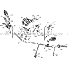 GUIDON pour Masai Toutes les cylindrées Toutes les années A450 - A450 Ultimate