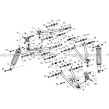 SUSPENSION AVANT pour Masai Toutes les cylindrées Toutes les années A450 - A450 Ultimate