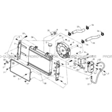 SYSTEME DE REFROIDISSEMENT pour Toutes les cylindrées Toutes les années A450 - A450 Ultimate