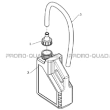 BIDON DE LIQUIDE DE REFROIDISSEMENT pour Masai Toutes les cylindrées Toutes les années A450 - A450 Ultimate