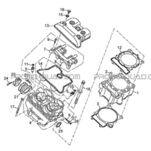 ENSEMBLE CYLINDRE pour Toutes les cylindrées Toutes les années A460