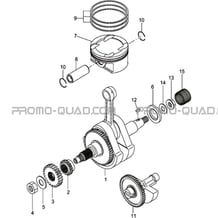 EMBIELLAGE   PISTON pour Toutes les cylindrées Toutes les années A460