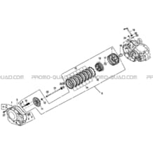 EMBRAYAGE pour Masai Toutes les cylindrées Toutes les années A460