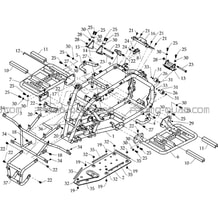 CHASSIS pour Toutes les cylindrées Toutes les années A460