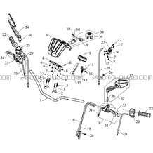 GUIDON pour Masai Toutes les cylindrées Toutes les années A460