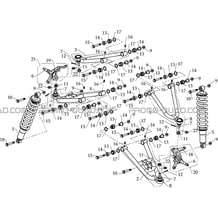 SUSPENSION AVANT pour Masai Toutes les cylindrées Toutes les années A460