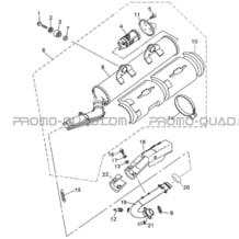 ENSEMBLE ECHAPPEMENT pour Toutes les cylindrées Toutes les années A500 i ap 2012