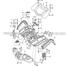 CARROSSERIE AVANT pour Toutes les cylindrées Toutes les années A500 i ap 2012