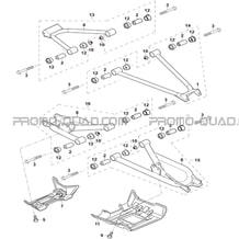 TRIANGLES ARRIERE pour Toutes les cylindrées Toutes les années A500IX