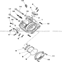 CULASSE pour Toutes les cylindrées Toutes les années A500IX EPS