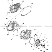 CACHES CARTERS pour Toutes les cylindrées Toutes les années A500IX EPS