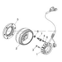 ALTERNATEUR pour Toutes les cylindrées Toutes les années A500IX EPS