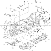 CHASSIS pour Masai Toutes les cylindrées Toutes les années A500IX EPS