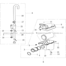 FILTRE A AIR pour Toutes les cylindrées Toutes les années A500IX EPS