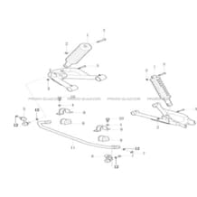 SUSPENSION ARRIERE pour Masai Toutes les cylindrées Toutes les années A500IX EPS