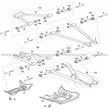 TRIANGLES ARRIERE pour Toutes les cylindrées Toutes les années A500IX EPS