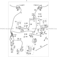 SYSTEME DE FREINAGE pour Masai Toutes les cylindrées Toutes les années A500IX EPS