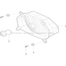 ECLAIRAGE ARRIERE pour Toutes les cylindrées Toutes les années A500IX EPS