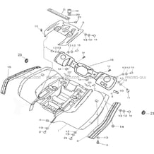 CARROSSERIE ARRIERE   DECORATION pour Masai Toutes les cylindrées Toutes les années A500IX EPS