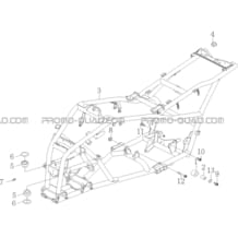 CHASSIS pour Masai Toutes les cylindrées Toutes les années A50XL