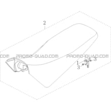 SELLE pour Toutes les cylindrées Toutes les années A50XL