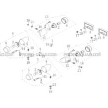 CLIGNOTANTS pour Masai Toutes les cylindrées Toutes les années A50XL