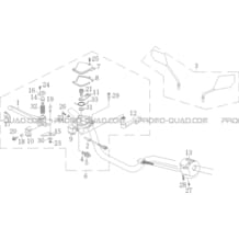 COMMANDES AU GUIDON pour Toutes les cylindrées Toutes les années A50XL