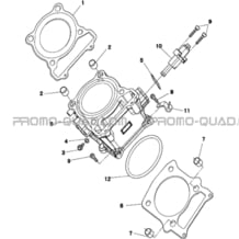 CYLINDRE pour Masai Toutes les cylindrées Toutes les années A550I A550I EPS