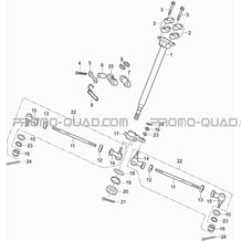 COLONNE DE DIRECTION pour Toutes les cylindrées Toutes les années A550I A550I EPS