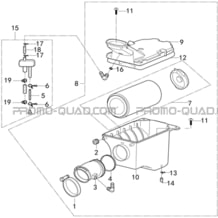 FILTRE A AIR pour Masai Toutes les cylindrées Toutes les années A550I A550I EPS