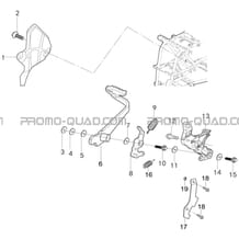 MAITRE CYLINDRE ARRIERE pour Masai Toutes les cylindrées Toutes les années A550I A550I EPS