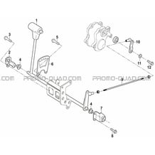 TRINGLERIE DE VITESSES pour Masai Toutes les cylindrées Toutes les années A550I A550I EPS