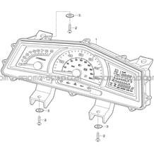 COMPTEUR pour Toutes les cylindrées Toutes les années A550I A550I EPS