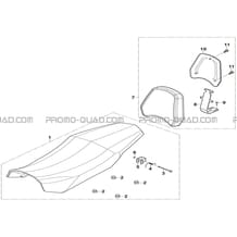 SELLE pour Masai Toutes les cylindrées Toutes les années A550I A550I EPS