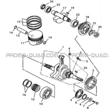 EMBIELLAGE   PISTON pour Masai Toutes les cylindrées Toutes les années A550IX A550IX EPS