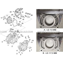 CARTERS MOTEUR pour Toutes les cylindrées Toutes les années A550IX A550IX EPS