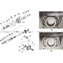 ARBRE DE TRANSMISSION pour Toutes les cylindrées Toutes les années A550IX A550IX EPS